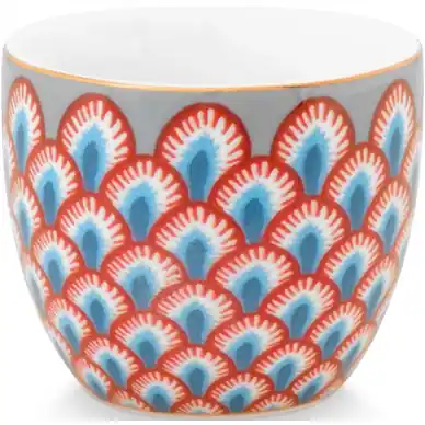 Coquetier Pip Studio Flower Festival Scallop Red Light Blue (Lot de 6) Satisfait Ou Remboursé