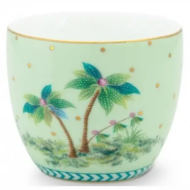Artisanat Coquetier Pip Studio Jolie Gold Dots Green (Lots de 6)