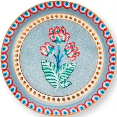 Reposes Sachet de Thé Pip Studio Flower Festival Light Blue 9 cm (Lot de 6) Nouvelle Collection