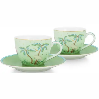 Tasse à Expresso Pip Studio Jolie Gold Dots Green 120 ml (2 pièces) Marque