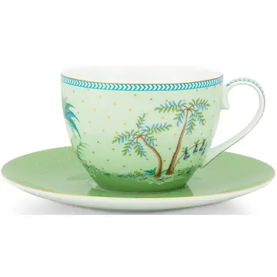 Authentique Tasse à Café Pip Studio Jolie Gold Dots Green 280 ml