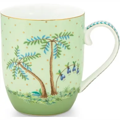 Livraison Express Tasse Pip Studio Jolie Gold Dots Green 145 ml (lot de 6)