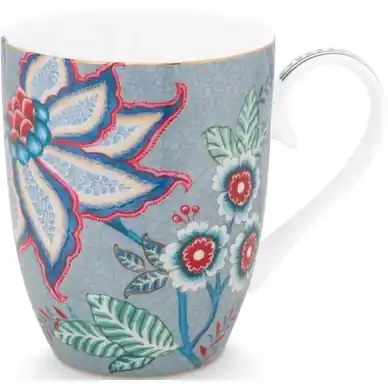 Tasse Pip Studio Flower Festival Light Blue 350 ml (lot de 6) Paiement Sécurisé