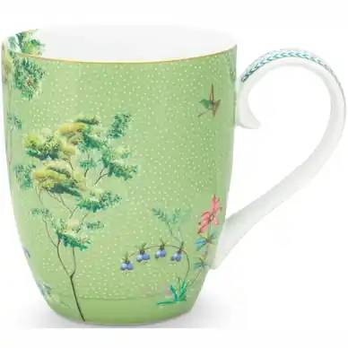 Tasse Pip Studio Jolie Heron Green 450 ml (lot de 6) Livraison Gratuite