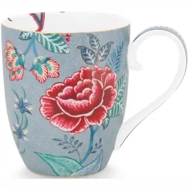 Remise Tasse Pip Studio Flower Festival Light Blue 450 ml (lot de 6)