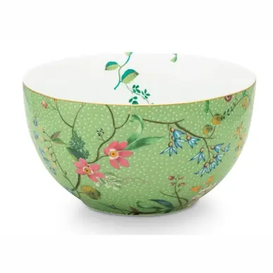 Remise Bol Pip Studio Jolie Fleurs Vert 12 cm (Lot de 6)