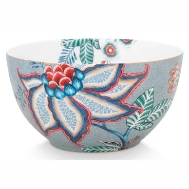 Bol Pip Studio Flower Festival Light Blue 15 cm (Lot de 6) Top Qualité