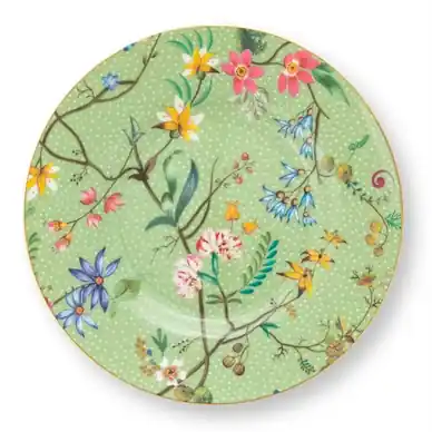 Livraison Gratuite Assiette Pip Studio Jolie Flowers Green 12 cm (Set de 6)