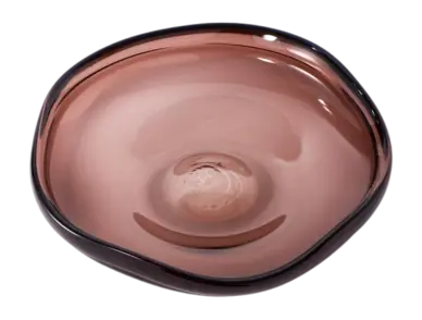 Super Prix Plat et Saladier POLSPOTTEN Plate Clear Brown Eye L