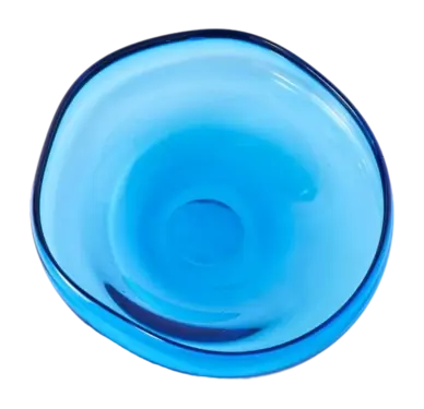 Tendance Plat et Saladier POLSPOTTEN Plate Clear Blue Eye S