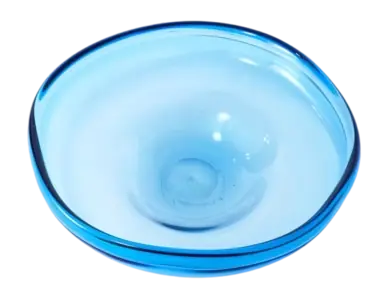 Petit Prix Plat et Saladier POLSPOTTEN Plate Clear Blue Eye L