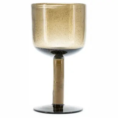Nouvelle Collection Verre à Vin By-Boo Bubble Marron