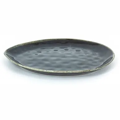 Prix Promo Assiette Plate By-Boo Daze Noir Ovale