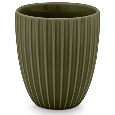 Tasse Pip Studio Relievo Dark Green Without Ear 250 ml (2-Pieces) Vente Directe