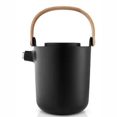 Théière avec Filtre Eva Solo Nordic Kitchen Tea Vacuum Black 1 L Prix Cassé
