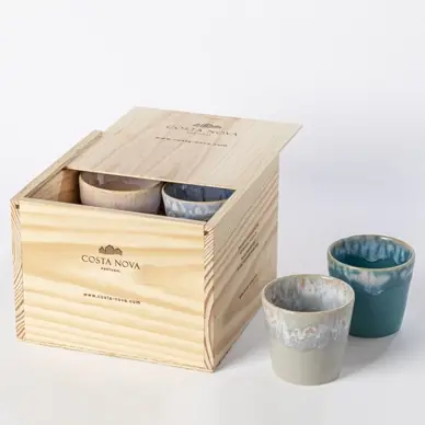 Solde Tasse à Café Lungo Costa Nova Grespresso Multicolor 210 ml (8 Pièces)