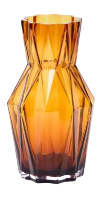 Acheter En Ligne Vase POLSPOTTEN Folds Glass Ochre S