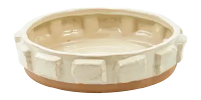 Vase POLSPOTTEN Structure Bowl Beige Offre Du Jour