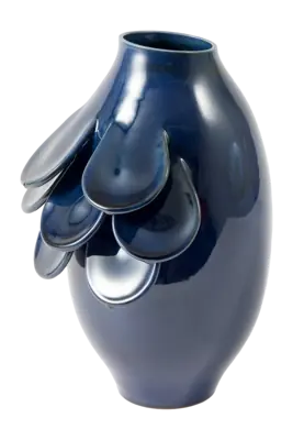 Offre Du Jour Vase POLSPOTTEN Quillie Dark Blue S