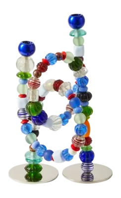 Certifié Chandelier POLSPOTTEN Beads Multi Color