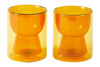 Exclusif Gobelet POLSPOTTEN Tip Tap Orange (Lot de 2)