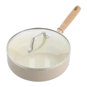 Poêle à Frire GreenChef Nordics Avec Revêtement Antiadhésif Céramique avec Couvercle 24 cm Meilleure Vente