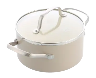 Casserolle GreenChef Nordics Avec Revêtement Antiadhésif Céramique avec Couvercle 16 cm Haute Qualité