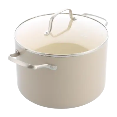 Marque Casserole GreenChef Nordics Avec Revêtement Antiadhésif Céramique avec Couvercle 24 cm 24