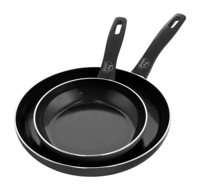 Batterie de Cuisine GreenChef Prime avec Revêtement Antiadhésif Céramique 20 cm & 28 cm (2 Pièces) Must-Have