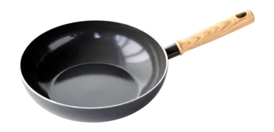 Wok GreenChef Vintage avec Revêtement Antiadhésif Céramique 24 cm Fait Main