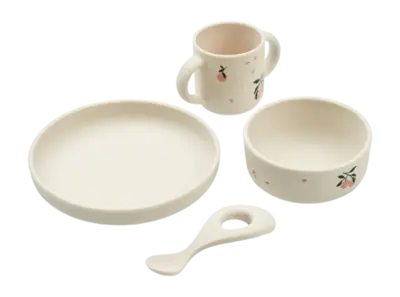 Set de Table Liewood Vivi Printed Peach / Sea Shell Mix (4 Pièces) Livraison Mondiale