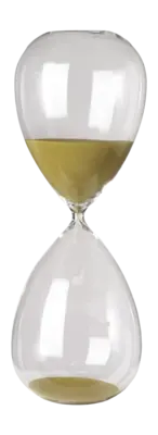 Fait Main Sablier POLSPOTTEN Sandglass Ball Gold XL