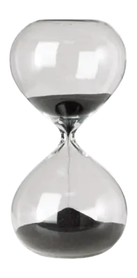 Quantité Limitée Sablier POLSPOTTEN Sandglass Ball Black S