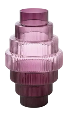 Gros Lot Vase POLSPOTTEN Steps Dark Purple XXL