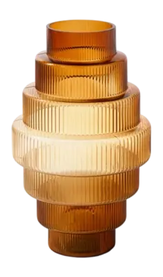 Vase POLSPOTTEN Steps Ocre XXL Original