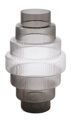 Vase POLSPOTTEN Steps Dark Grey XXL Tendance