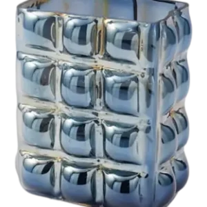Garantie Incluse Vase POLSPOTTEN Bubble Dark Blue L