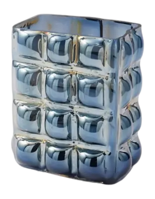 Garantie Incluse Vase POLSPOTTEN Bubble Dark Blue L
