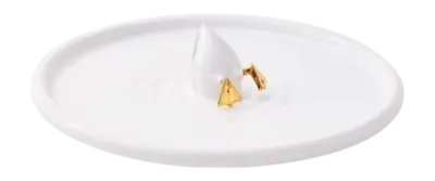 Assiette POLSPOTTEN Assiette Plongeon Canard Or Ø40 Exclusif