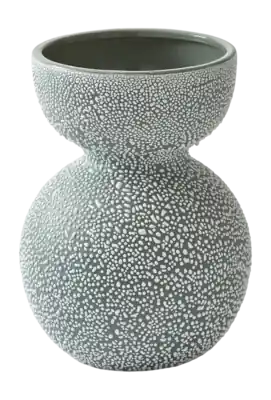 Vase POLSPOTTEN Boolb Dots Dark Green M Pas Cher