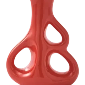 Vase POLSPOTTEN Three Ears Coral Red S Acheter Direct