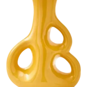 Prix Choc Vase POLSPOTTEN Three Ears Yellow M