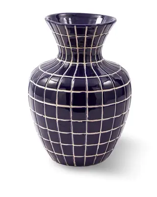Marque Vase POLSPOTTEN Hamam Dark Blue S