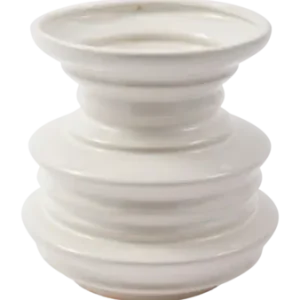 Réduction Vase POLSPOTTEN Stacked Plates White
