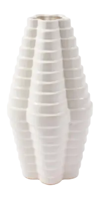 Meilleur Prix Vase POLSPOTTEN Mille-Feuille White
