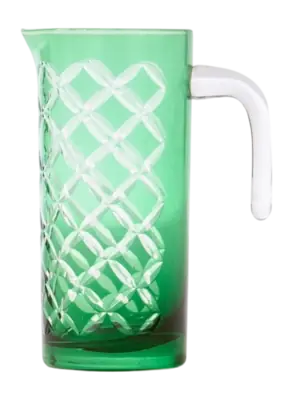 Carafe POLSPOTTEN Pitcher Cuttings Dark Green Offre Du Jour