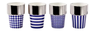 Offre Exclusive Tasse POLSPOTTEN Aunty Dark Blue (Set de 4)