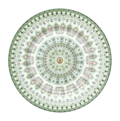 Assiette Pip Studio Lily & Lotus Moon Delight Vert Clair 17 cm (Lot de 6) Retour Gratuit