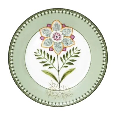 Assiette à Petit Déjeuner Pip Studio Lily & Lotus Light Green 21 cm (Lot de 6) Livraison Mondiale