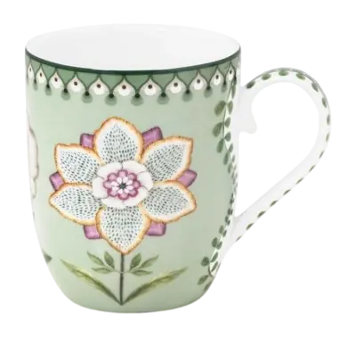 Acheter En Ligne Tasse Pip Studio Lily & Lotus Light Green 145 ml (Ensemble de 6)